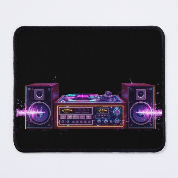 Item preview, Retro Stereo Glitch – Vinyl Data Flow designed and sold by trend-forge.
