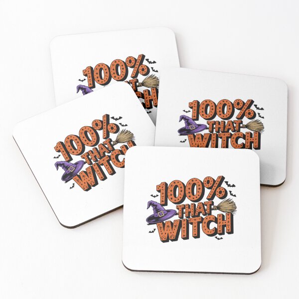 Item preview, 100% that witch happy halloween designed and sold by Sunset4Bones.