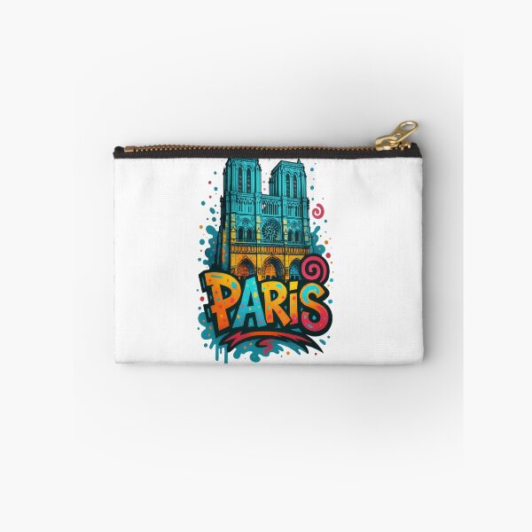 Item preview, Notre Dame PARIS - Vibrant Graffiti City Design designed and sold by Earth Celebration Designs.