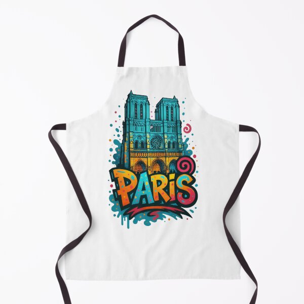 Item preview, Notre Dame PARIS - Vibrant Graffiti City Design designed and sold by Earth Celebration Designs.