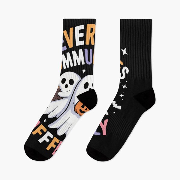 Item preview, Everyone Communicates Differently Halloween Autism Teacher designed and sold by LeeEvans222.