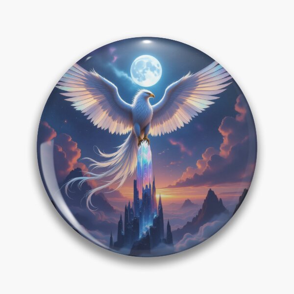 Item preview, Skyborn Vision – Where wings of light glide over crystal towers and the future whispers softly designed and sold by FotoworldEdel.