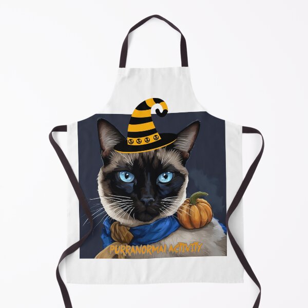 Item preview, Funny Halloween Siamese Cat Design - Purranormal Activity - for Cat Moms & Dads - funny Siamese Cat quote designed and sold by janicerafael.