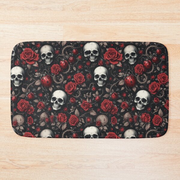 Item preview, Skulls and Roses with Ladybugs designed and sold by InezPhotography.