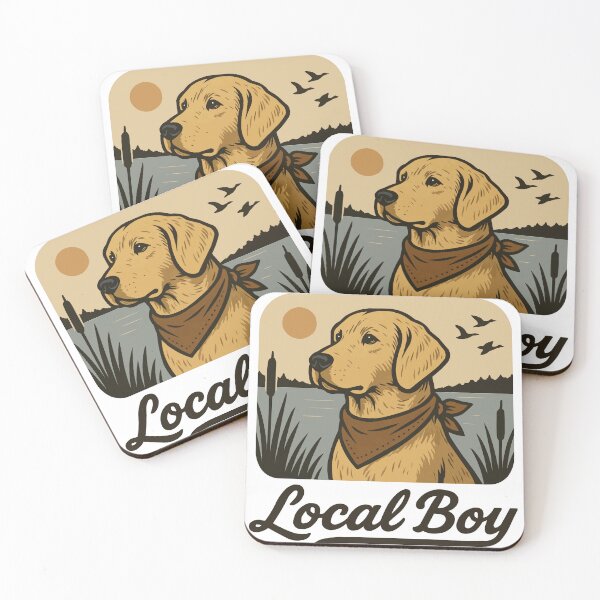 Item preview, Local Boy - Golden Retriever Labrador Hunting Dog designed and sold by Lichtisign.