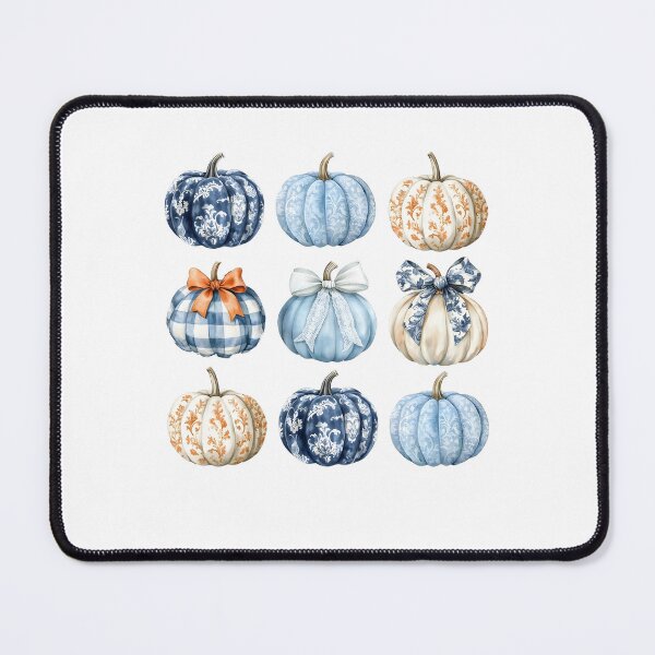 Item preview, Coquette Pumpkin : Thanksgiving Fall Blue Pumpkin designed and sold by Aronjoh.