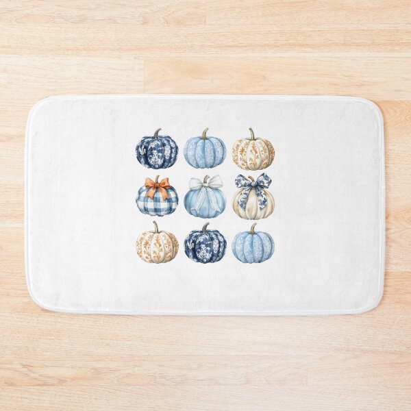 Item preview, Coquette Pumpkin : Thanksgiving Fall Blue Pumpkin designed and sold by Aronjoh.