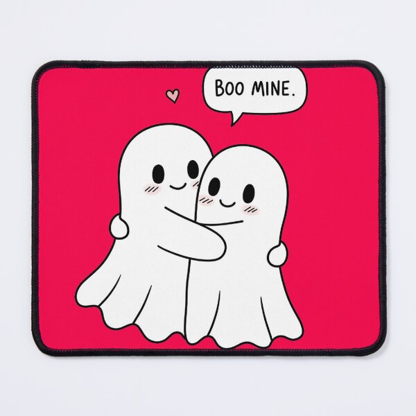 Item preview, Cute Ghost couple - Boo Mine Halloween love designed and sold by Youngkev-arts.