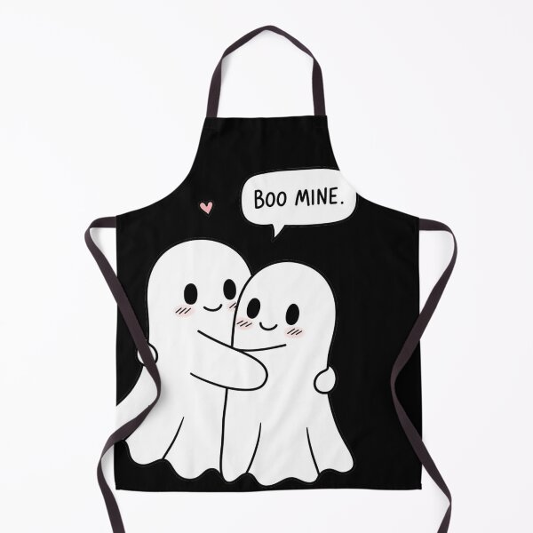 Item preview, Cute Ghost couple - Boo Mine Halloween love designed and sold by Youngkev-arts.