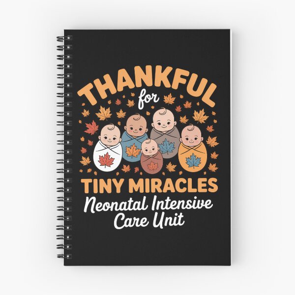Item preview, Thanksgiving Nicu Nurse Thankful Tiny Miracles designed and sold by Sunset4Bones.