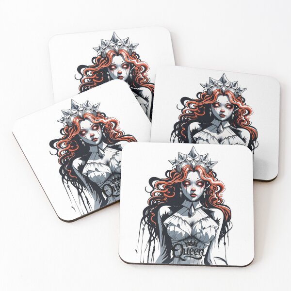 Item preview, Gothic Queen Horror Art | Dark Fantasy Creepy Cute Illustration designed and sold by Medeea Publishing.