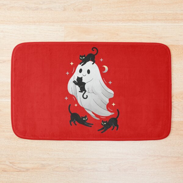 Item preview, Eerie Cat Companion – Ghost Holding Black Cat Shirt designed and sold by StarprintTees.