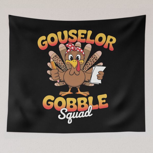 Artikelvorschau, Herbstberater Gobble Squad Thanksgiving Mentale Gesundheit entworfen und verkauft von JonBarnes22.