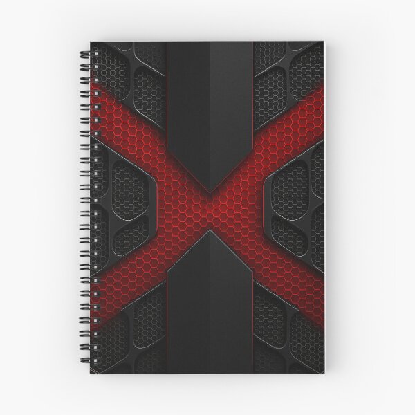 Item preview, Red X Tech Grid designed and sold by Kaleidoscope Print.
