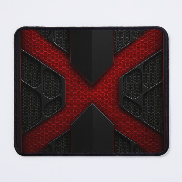 Item preview, Red X Tech Grid designed and sold by Kaleidoscope Print.
