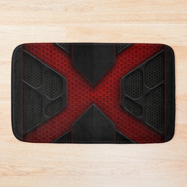 Item preview, Red X Tech Grid designed and sold by Kaleidoscope Print.
