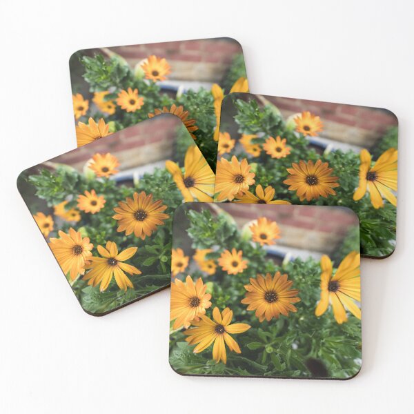 Item preview, Marigold flowers in full bloom designed and sold by fellbaum-art.