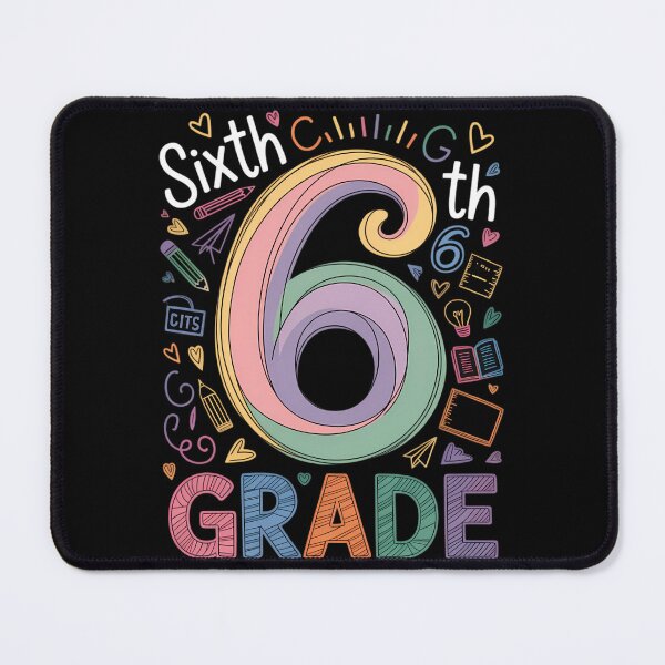 Item preview, 6th Sixth Grade Typography Team Kids Teacher Back To School designed and sold by Formatage.