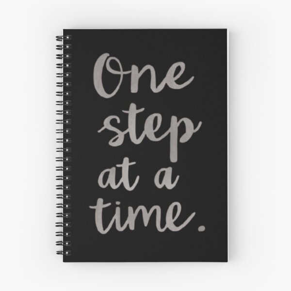 Item preview, One Step At A Time Calm Encouraging Wellness Quote designed and sold by Life Quotes.