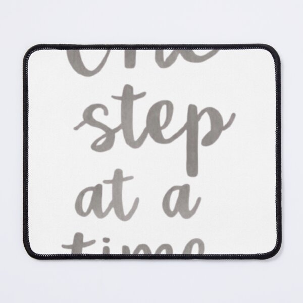 Item preview, One Step At A Time Calm Encouraging Wellness Quote designed and sold by Life Quotes.