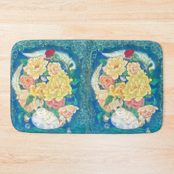 Item preview, Spirit Bloom Dove: A Nihonga Dreamscape designed and sold by nakaitomoko.
