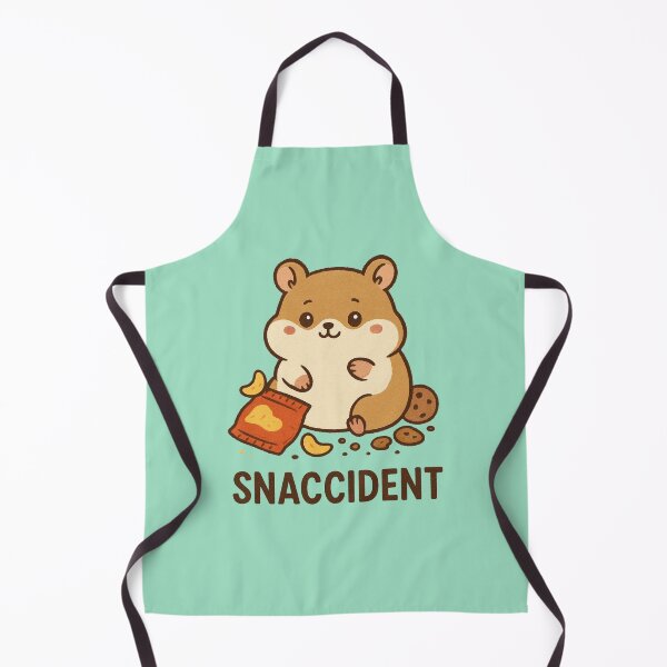 Item preview, Snaccident – Cute Hamster Food Pun designed and sold by DreamMachine69.