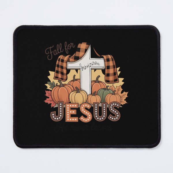 Item preview, Fall For Jesus He Never Leaves Autumn Christian Thanksgiving designed and sold by JonBarnes22.