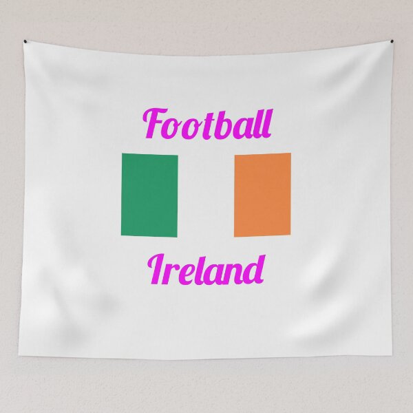 Item preview, Ireland Football Flag – Irish Soccer Supporter Shamrock Pride Gear designed and sold by Fleetwood1994.