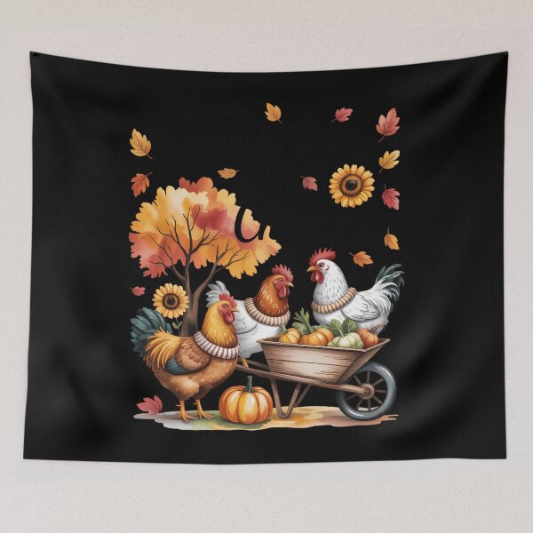 Item preview, Fall In Love With Chickens Autumn Fall Chicken Thanksgiving designed and sold by JonBarnes22.
