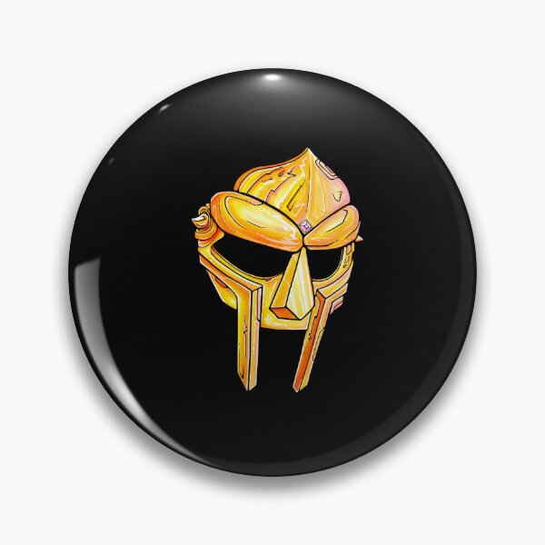 Item preview, Mf Doom Gold Mask  designed and sold by diablo1368.