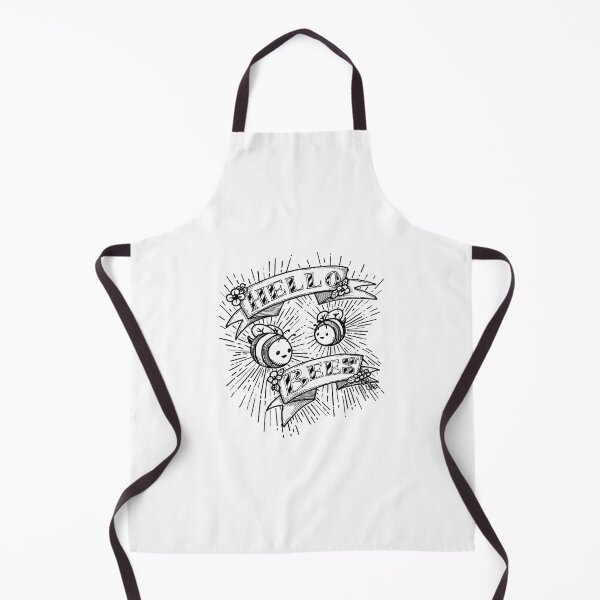 Item preview, Hello Bees! Black Outline designed and sold by bbpraxzwxi6.