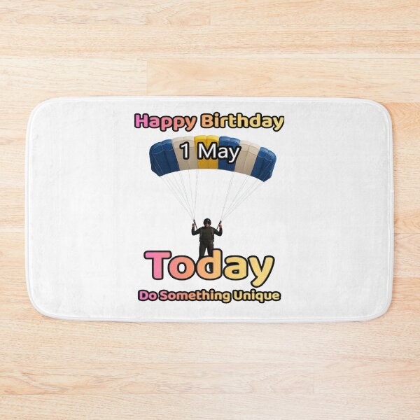 Item preview, Birthday Parachutist 1 May designed and sold by ariksworld.