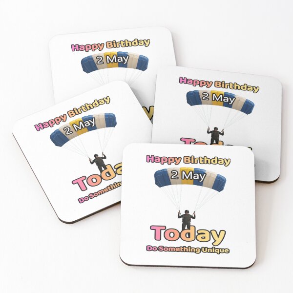 Item preview, Birthday Parachutist 2 May designed and sold by ariksworld.