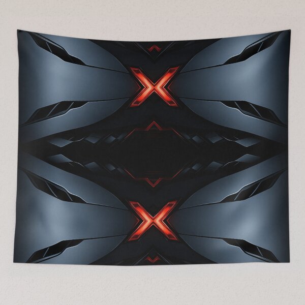 Item preview, Futuristic X Pattern designed and sold by Kaleidoscope Print.