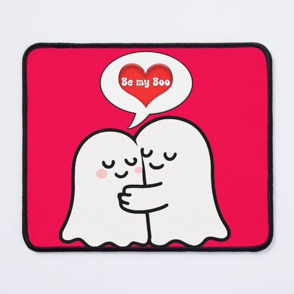 Item preview, Cute Kawaii Ghost couple - Be my boo Halloween love designed and sold by Youngkev-arts.