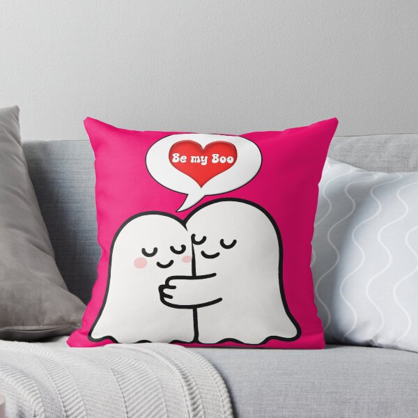 Item preview, Cute Kawaii Ghost couple - Be my boo Halloween love designed and sold by Youngkev-arts.