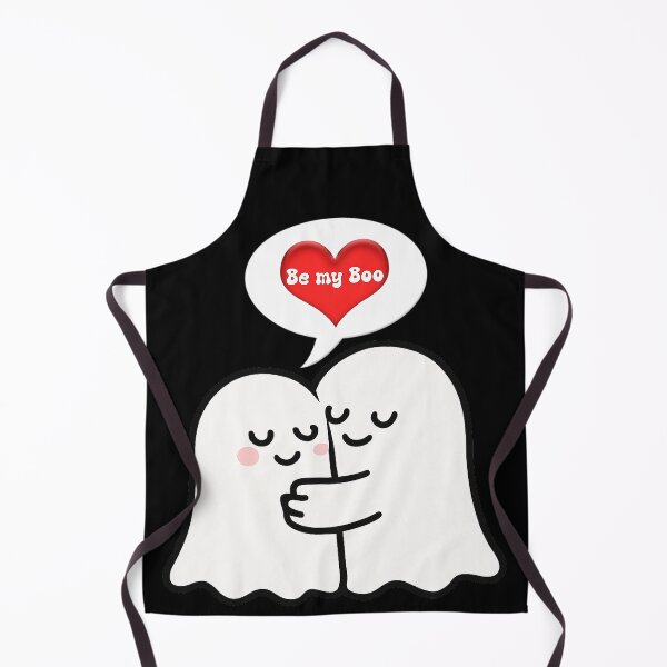Item preview, Cute Kawaii Ghost couple - Be my boo Halloween love designed and sold by Youngkev-arts.
