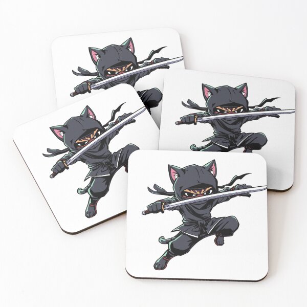 Item preview, Cute Ninja Cat Hero Artwork designed and sold by logocity63.