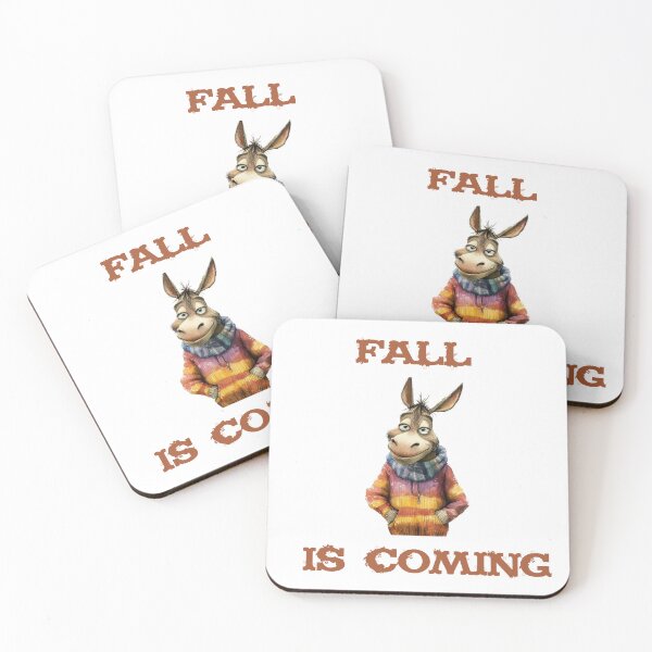 Item preview, Fall is coming Donkey designed and sold by osmanmerch.