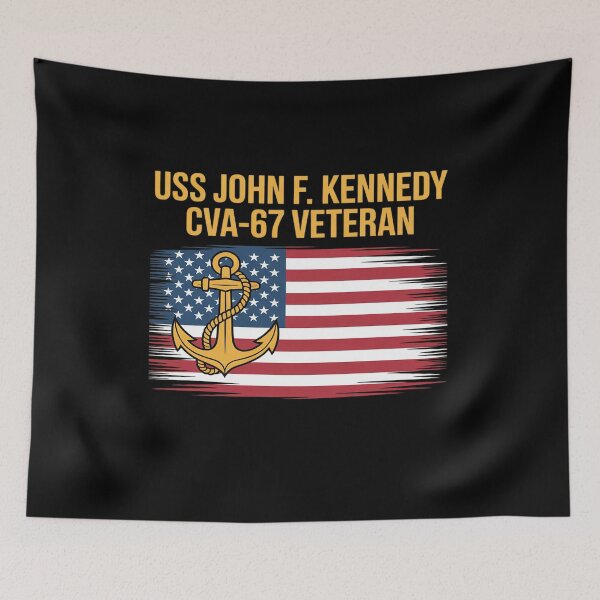 Item preview, USS John F. Kennedy CVA-67 Aircraft Carrier Veteran's Day designed and sold by Idarmotar.