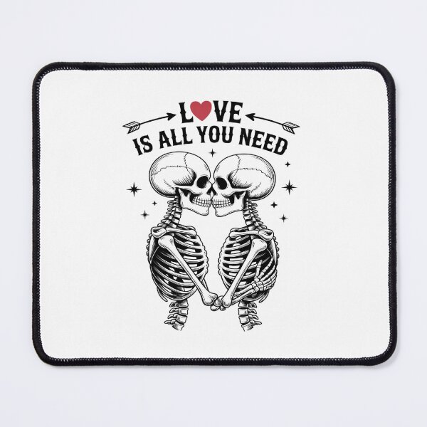 Item preview, Valentine's Day Skeleton Love Romance Couple Skull Kissing designed and sold by Idarmotar.