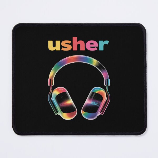 Artikelvorschau, USHER Headphone Music Lover Hiphop Fan Music entworfen und verkauft von Idarmotar.