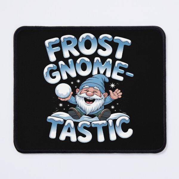 Item preview, chill gnomies - snowball fight gnomes - frosty beard - magical winter gnome - gnome snow angel - winter cabin gnome - holiday season gnome - chilly day gnome - snowflake gnome designed and sold by JansenGS.