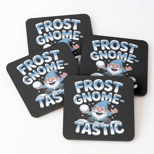 Item preview, chill gnomies - snowball fight gnomes - frosty beard - magical winter gnome - gnome snow angel - winter cabin gnome - holiday season gnome - chilly day gnome - snowflake gnome designed and sold by JansenGS.