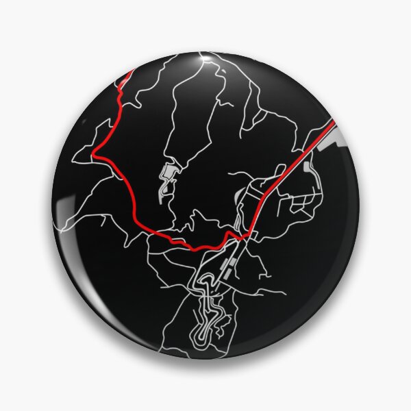 Item preview, NURBURGRING NORDSCHLEIFE - GERMANY TRACK MAP 2.0 RED Classic 		 designed and sold by ulwhlcqprm84.