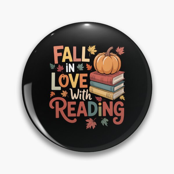 Item preview, Fall In Love With Reading Autumn Thanksgiving Teacher designed and sold by JulienAureo.