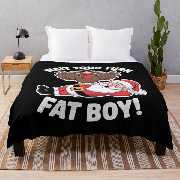 Item preview, Wait Your Turn Fat Boy Funny Turkey Santa Thanksgiving designed and sold by Idarmotar.