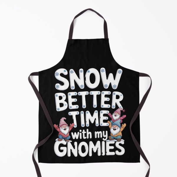 Item preview, chill gnomies - snowball fight gnomes - frosty beard - magical winter gnome - gnome snow angel - winter cabin gnome - holiday season gnome - chilly day gnome - snowflake gnome designed and sold by JansenGS.