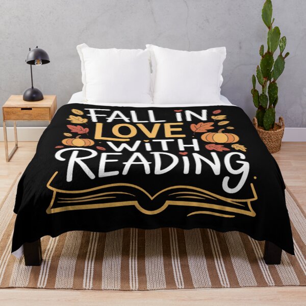 Item preview, Fall In Love With Reading Fall Leaves Autumn Thanksgiving designed and sold by JulienAureo.