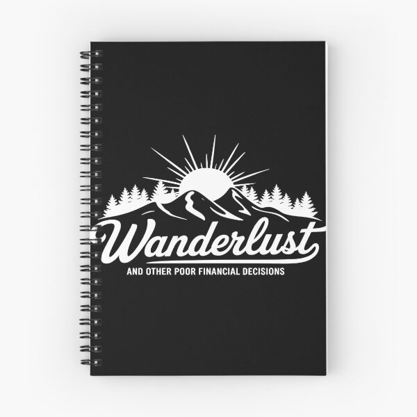 Item preview, Wanderlust & Other Poor Financial Decisions Premium designed and sold by Idarmotar.
